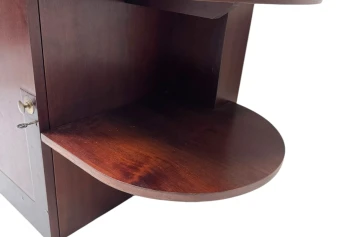 Art Deco Cabinet or Dry Bar with Clock, 1930s